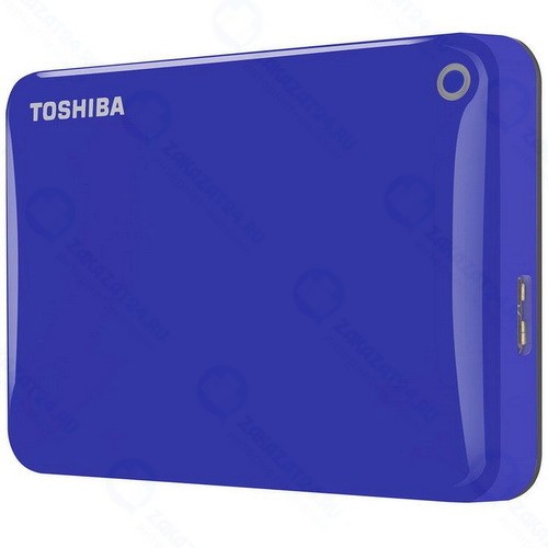 Внешний жесткий диск Toshiba Canvio Connect II 2Tb Blue (HDTC820EL3CA)