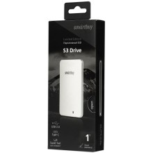 Твердотельный накопитель Smartbuy S3 Drive 1TB White (SB1024GB-S3DW-18SU30)