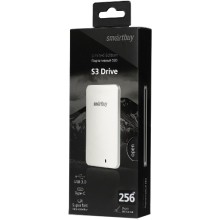 Твердотельный накопитель Smartbuy S3 Drive 256GB White (SB256GB-S3DW-18SU30)
