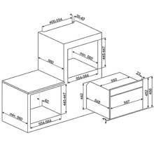Встраиваемая микроволновая печь Smeg SF4750MAO Встраиваемая микроволновая печь Smeg SF4750MAO