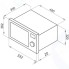 Встраиваемая микроволновая печь Maunfeld XBMO202S