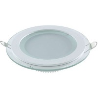 Светодиодный встраиваемый светильник Gauss круглый с декоративным стеклом, 6W 4000K (947111206)