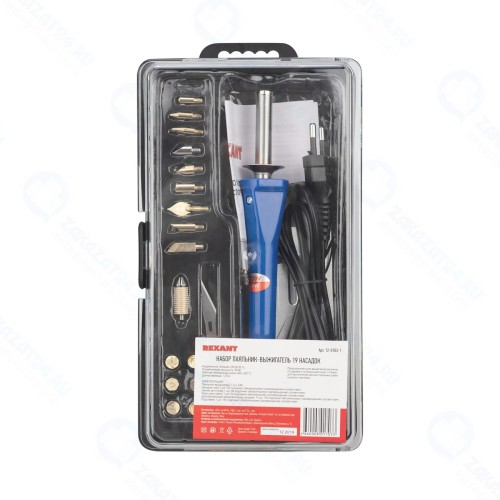 Паяльник-выжигатель Rexant 21 насадка (12-0183-1)