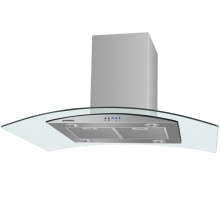 Вытяжка Maunfeld Ancona Plusa Isla 90 Inox Glass Transparent Вытяжка Maunfeld Ancona Plusa Isla 90 Inox Glass Transparent