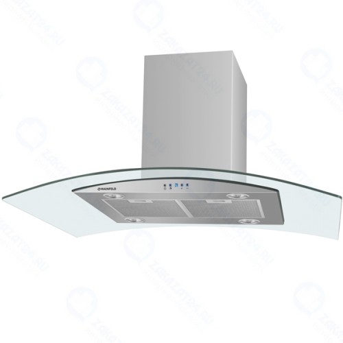 Вытяжка Maunfeld Ancona Plusa Isla 90 Inox Glass Transparent