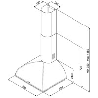 Вытяжка Smeg KS59POE