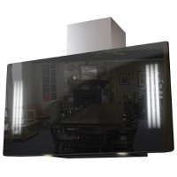 Вытяжка Krona Naomi Silent Mirror 900 Black 5P-S