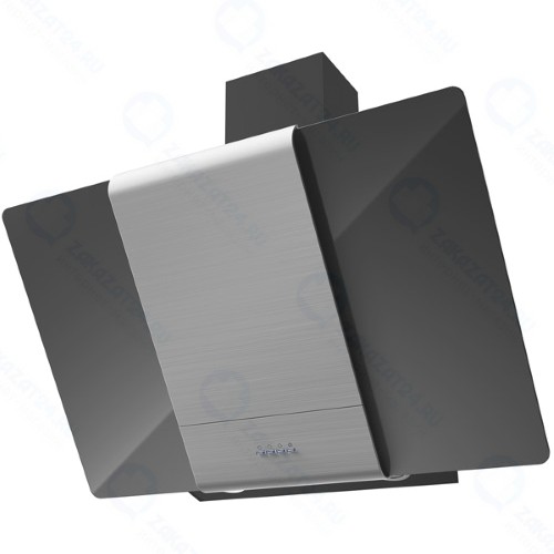 Встраиваемая вытяжка Krona Talli 900 Inox/Black Glass 3P