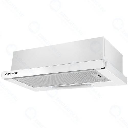 Встраиваемая вытяжка Maunfeld VS Light 60 White Glass White