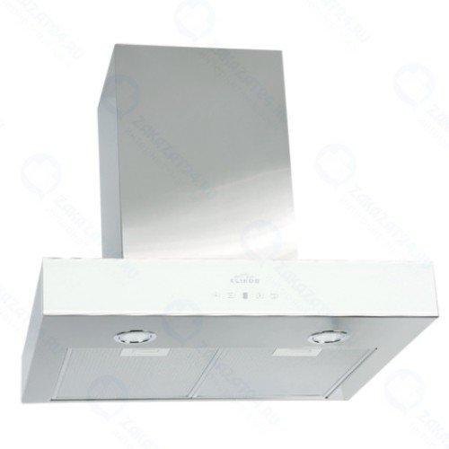 Вытяжка Elikor Агат 60, Нержавеющая сталь/Белый