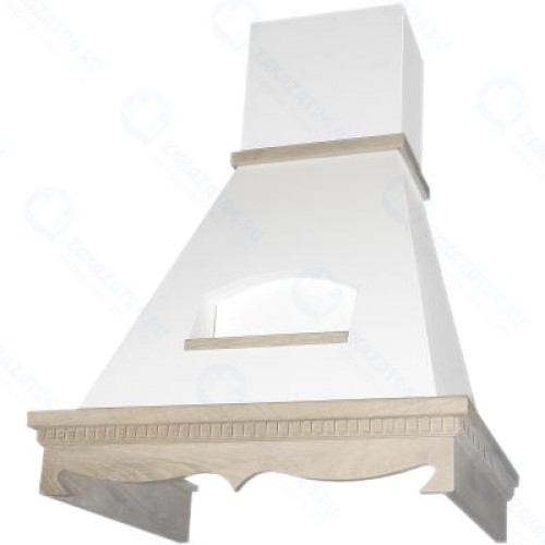 Вытяжка Elikor Бельведер 60, Бежевый/Дуб неокрашенный