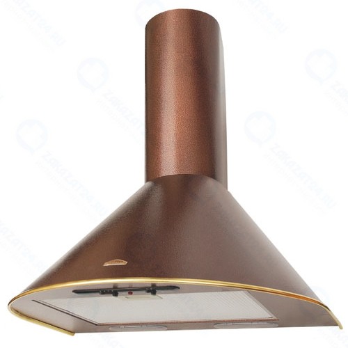 Вытяжка Elikor Эпсилон 50 медный антик/золото