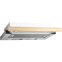 Вытяжка Elikor Интегра 50П-400-В2Л, Белый/Дуб неокрашенный