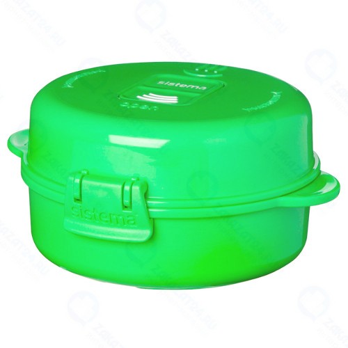 Омлетница-яйцеварка Sistema Microwave, 271 мл Green (21117)