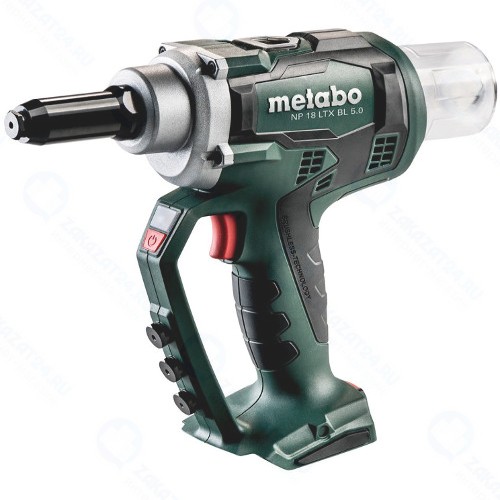Заклепочник электрический Metabo NP 18 LTX BL 5.0 без аккумулятора и З/У (619002890)