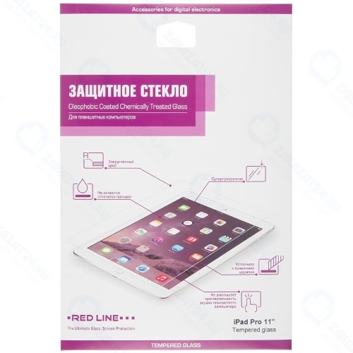 Закаленное стекло RED-LINE для iPad Pro 11'' (2018/20/21)/iPad Air 10,9