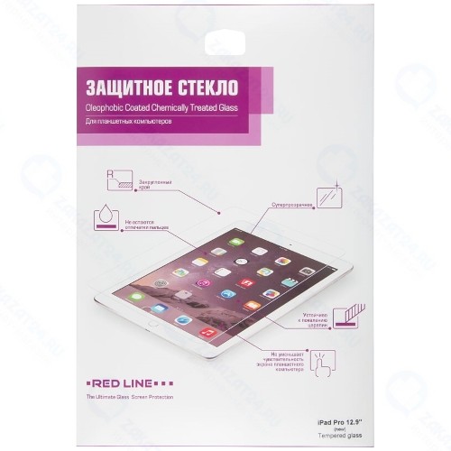 Закаленное стекло RED-LINE для iPad Pro 12.9'' (2018/20/21) (УТ000016646)