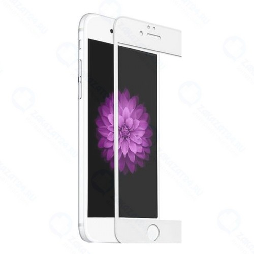 Защитное стекло с рамкой 3D MOBIUS для iPhone 6 Plus/6S Plus White (4232-008)