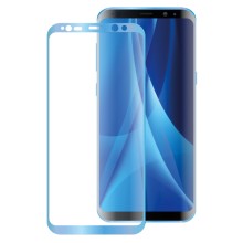 Защитное стекло с рамкой 3D MOBIUS для Samsung Galaxy S8 Plus Curved Edge Blue (4232-069)