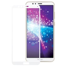 Защитное стекло с рамкой 3D MOBIUS для Huawei Honor 7X White (4232-140)