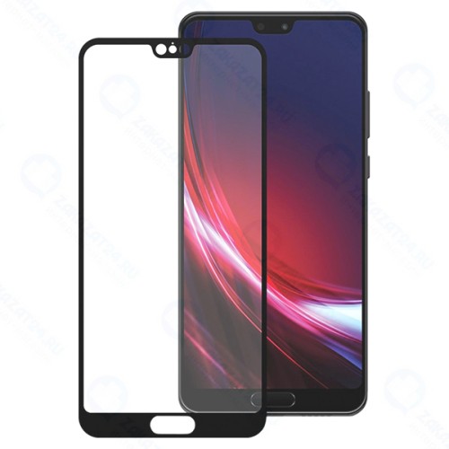 Защитное стекло с рамкой 3D MOBIUS для Huawei P20 Black (4232-165)