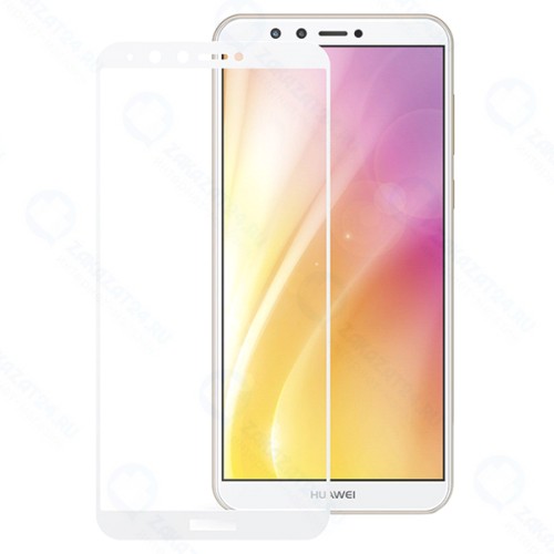 Защитное стекло с рамкой 3D MOBIUS для Huawei Y9 White (4232-172)
