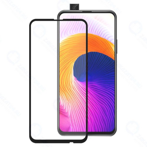 Защитное стекло с рамкой 3D MOBIUS для Huawei Honor 9X/9X Premium Black (4232-331)