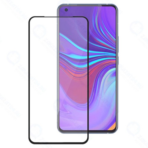 Защитное стекло с рамкой 3D MOBIUS для Vivo X50 Black (4232-437)