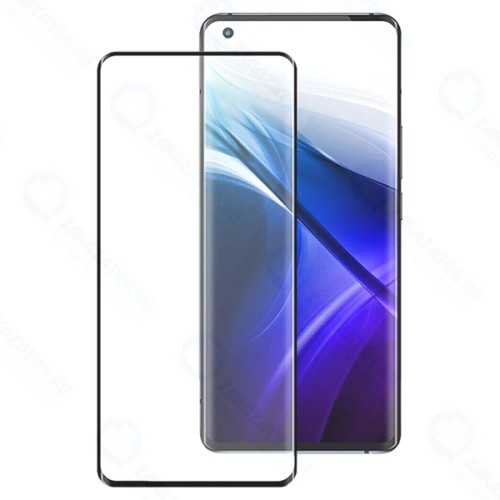 Защитное стекло с рамкой 3D MOBIUS для Vivo X50 Pro Curved Edge Black (4232-447)