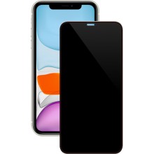 Защитное стекло с рамкой 3D Deppa Privacy для iPhone XR/11, черная рамка (62599)