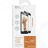 Защитное стекло с рамкой 3D InterStep для iPhone Xs Max черное (IS-TG-IPH18653B-000B202)