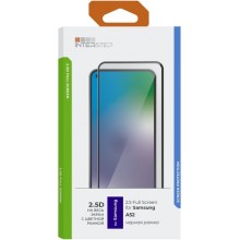 Защитное стекло с рамкой 2.5D InterStep для Samsung A52 (IS-TG-SAM000A52-02AFB0-ELGD00)