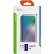 Защитное стекло с рамкой 2.5D InterStep для Samsung Galaxy M12 Black (IS-TG-SAM000M12-02AFB0-ELGD00)