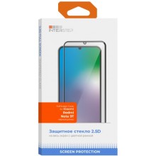 Защитное стекло с рамкой 2.5D InterStep для Xiaomi Redmi Note 9T Black (IS-TG-XIARENO9T-02AFB0-MEGD00)
