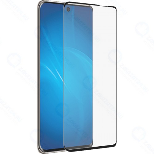 Защитное стекло с рамкой 3D DF FS + FG для Huawei Nova 8/Nova 9/Honor 50, с цветной рамкой, черное (hwColor-127 Bl)