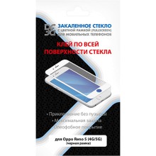 Защитное стекло DF для Oppo Reno 5 (4G/5G) Black (oColor-22)