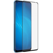 Защитное стекло DF FS + FG для Realme Narzo 30 (5G), с цветной рамкой, черный (rmColor-16 Bl)