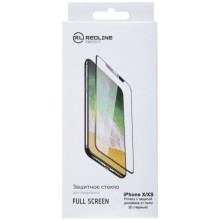 Защитное стекло с рамкой 3D Red Line для iPhone X/XS Black (УТ000018162)