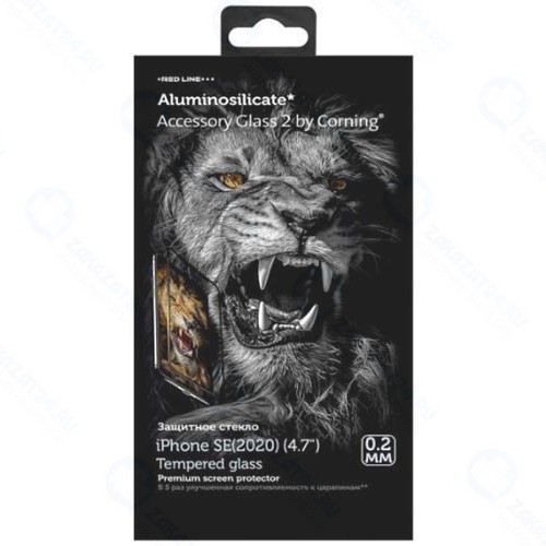 Защитное стекло RED-LINE Corning Tempered glass для iPhone SE(2020), 0,2 мм (УТ000020145)