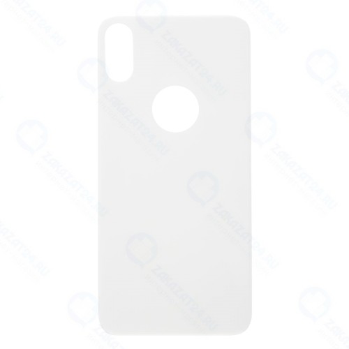 Защитное стекло с рамкой 3D Barn&Hollis для iPhone X/XS White (УТ000021464)