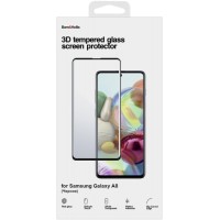 Защитное стекло Barn&Hollis для Samsung Galaxy A8 (3D), черное (УТ000021477)