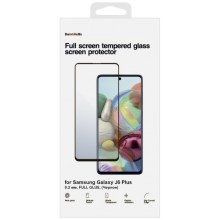 Защитное стекло Barn&Hollis для Samsung Galaxy J6 Plus 0.2 мм Full Glue, черное (УТ000021483)