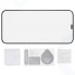 Защитное стекло с рамкой UNBROKE для iPhone 12/12 Pro, Full Glue, черная рамка (УТ000024715)
