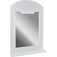 Зеркало-полка DORATIZ Аттика 85, белый глянец (2711.123)