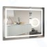 Зеркало DORATIZ Марпл, 91,5х68,5 см, подсветка, увеличительное зеркало (2711.914)