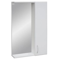Шкаф зеркальный DORATIZ Эко 60, правый, белый (2712.535)