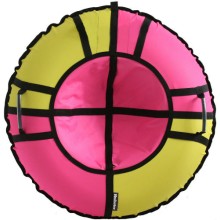 Тюбинг Hubster Хайп, 90 см, желтый/розовый (во5656-1)