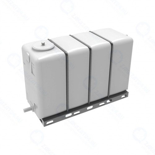 Емкость KR 4000л с 2 патрубками 90 и 63 мм для транспортировки в обрешетке