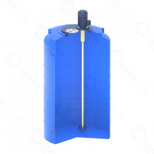 Емкость T 500 л с турбинной мешалкой