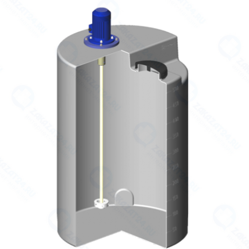 Емкость дозировочная 500л с турбинной мешалкой
